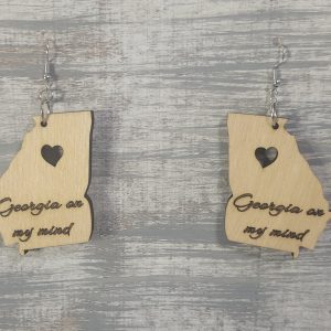 Handmade Wood Earrings (Natural)