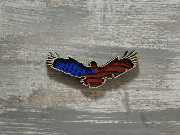 Eagle Flag Cutout
