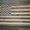 Torched Cedar/Raw/White Stars American Flag
