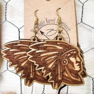 Sequoyah High School Chiefs Earrings