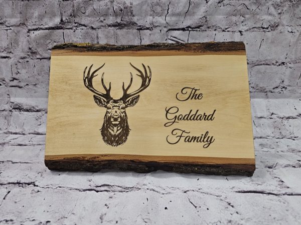 Goddard Family Live Edge Sign