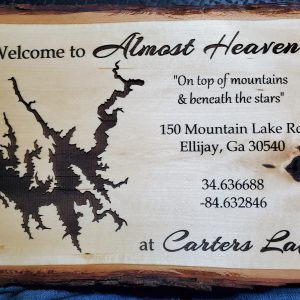 Live Edge Wood Sign (Medium)