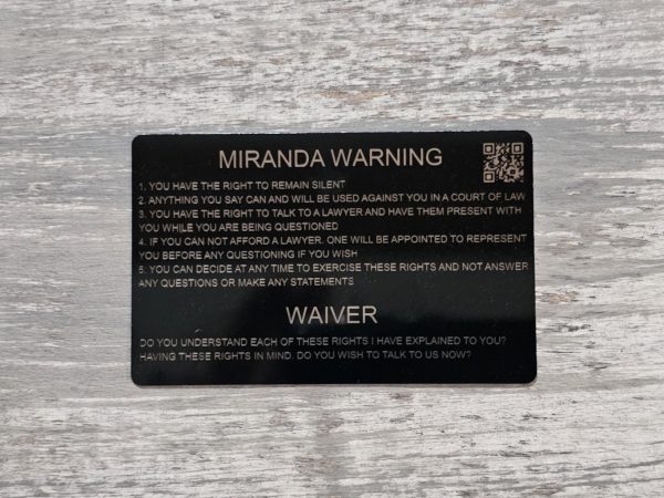 Miranda Warning Back